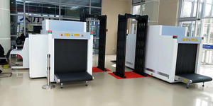 2つの160kvX線発生器を備えた空港のデュアルビューセキュリティX線装置