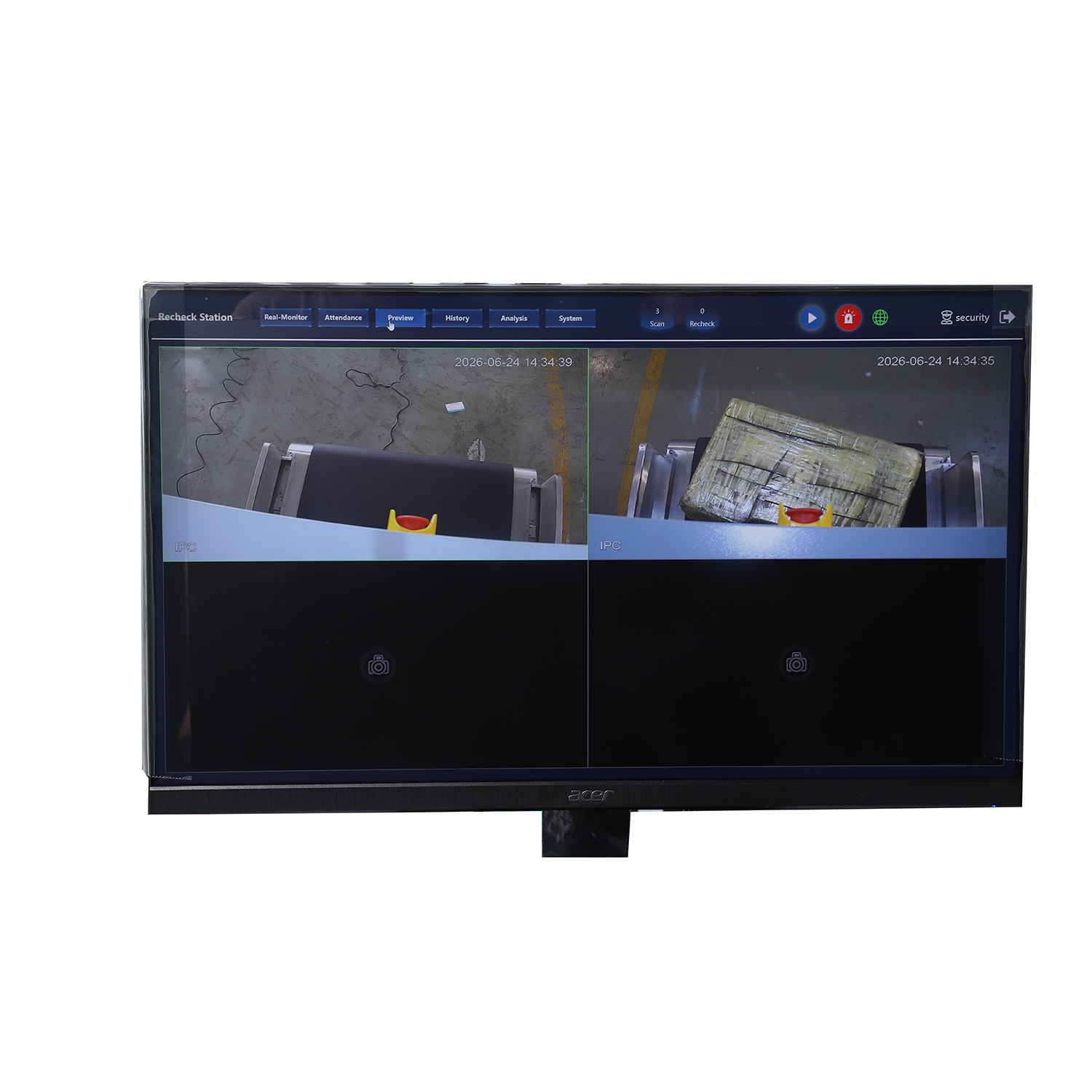 CCTV、AI、リモート ネットワーキング チェックステーションを備えた AT6550D