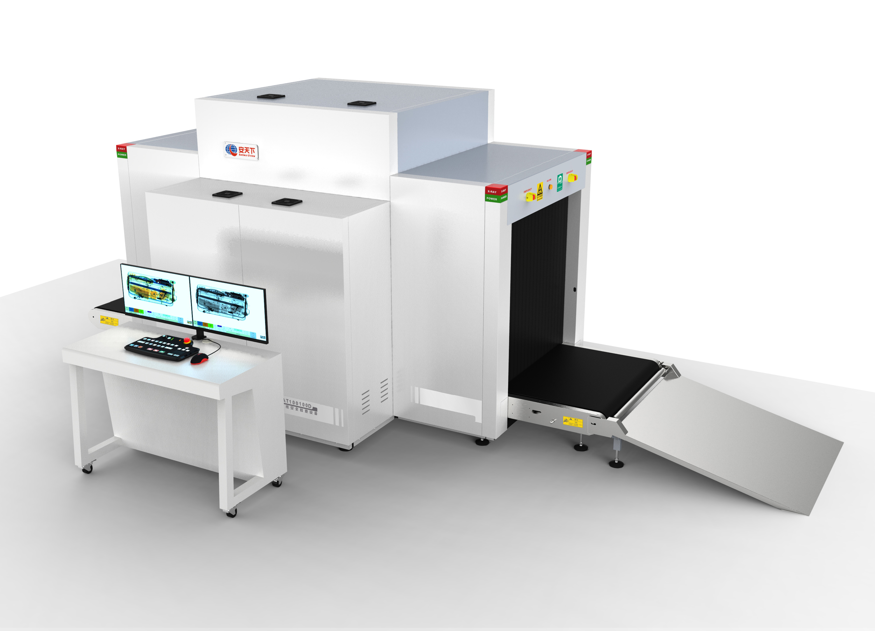 AT100100D书桌式双联